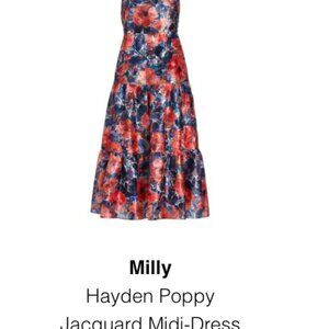 Dress by Milly,  Size 6,  Multicolor Jacquard Floral